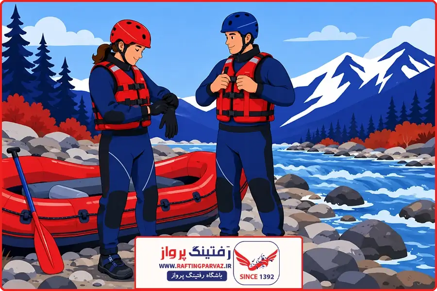 تجهیزات لازم برای رفتینگ | کاهش خطرات و آسیبهای احتمالی